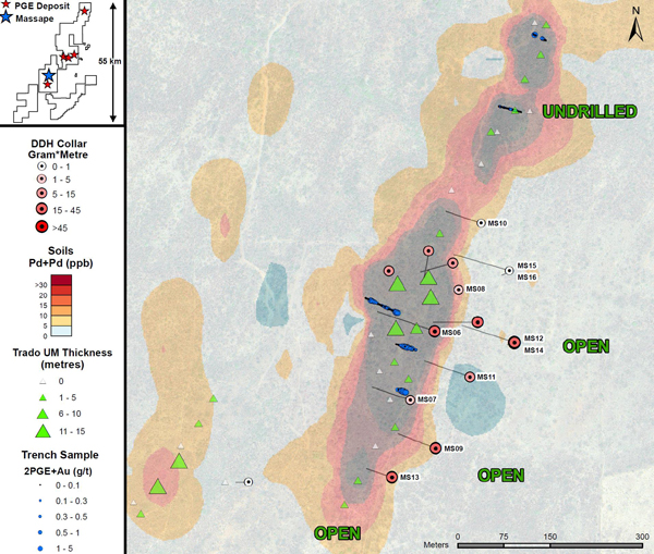 Plan Map of at Massapê Target